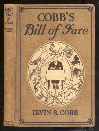 Item #338796 Cobb's Bill-of-Fare. Irvin S. COBB