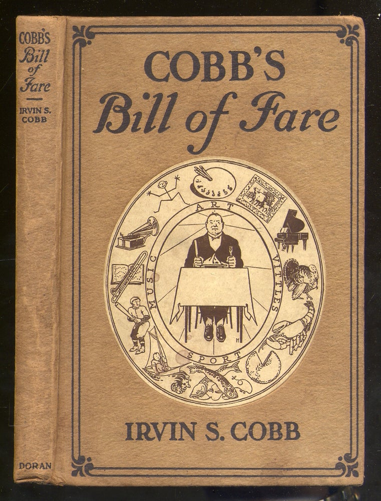 Item #338796 Cobb's Bill-of-Fare. Irvin S. COBB.