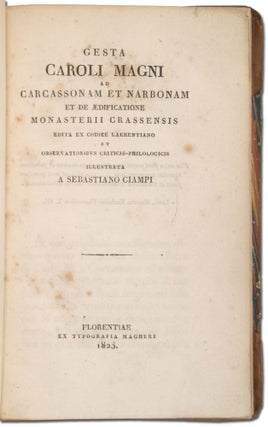Gesta Caroli Magni ad Carcassonam et Naribonam
