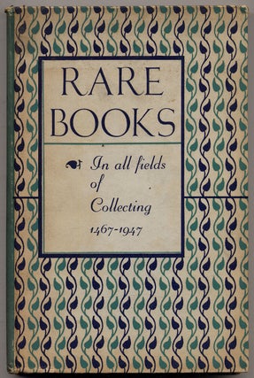 Item #339351 Selections from Scribner's Stock of Rare Books and Manuscripts in Every Field of...