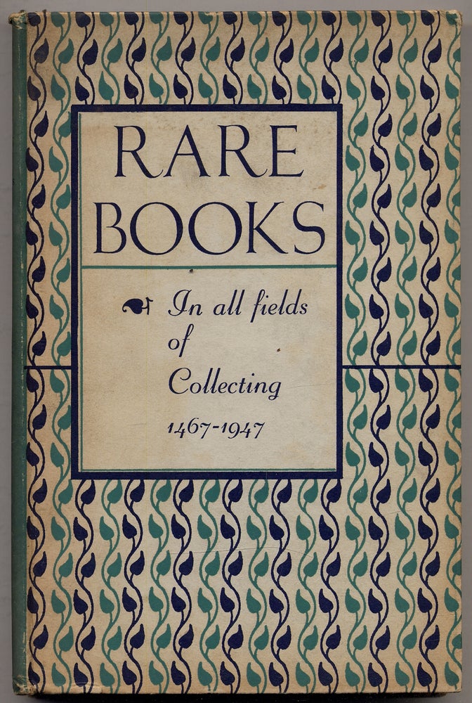 Item #339351 Selections from Scribner's Stock of Rare Books and Manuscripts in Every Field of Collecting. (Catalogue number 135)