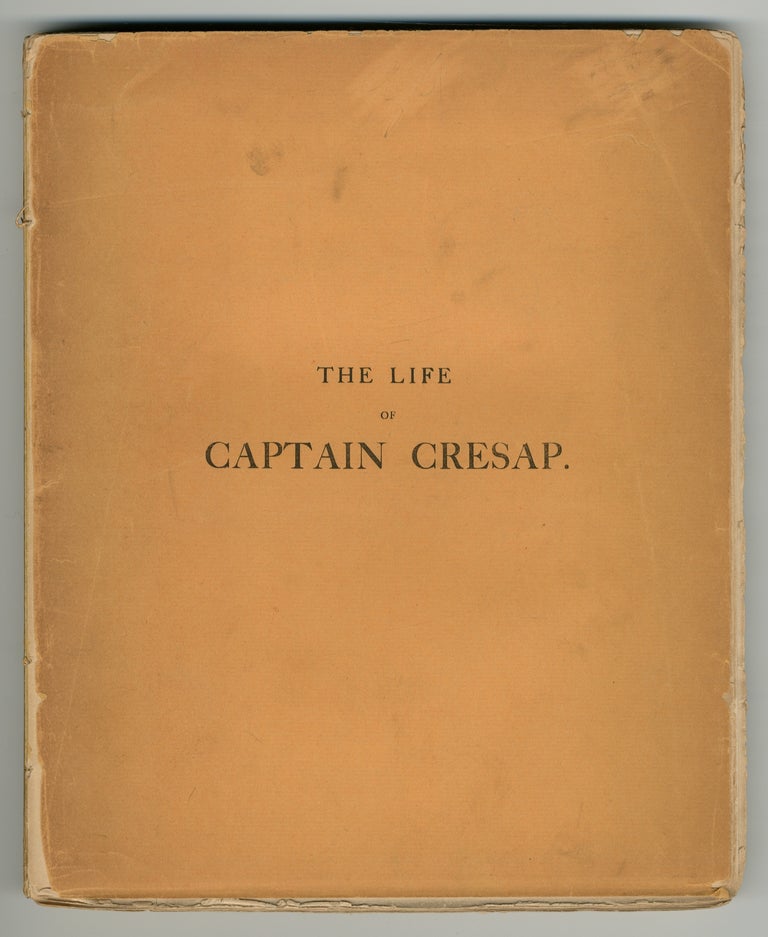 Item #339376 Biographical Sketch of the Late Captain Michael Cresap [bound with] A Journal of Wayne's Campaign against the Northwestern Indians. John J. Lieutenant Boyer JACOB, and.