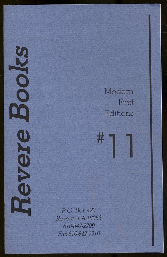 Item #339600 Revere Books: Listing #11, Modern First Editions