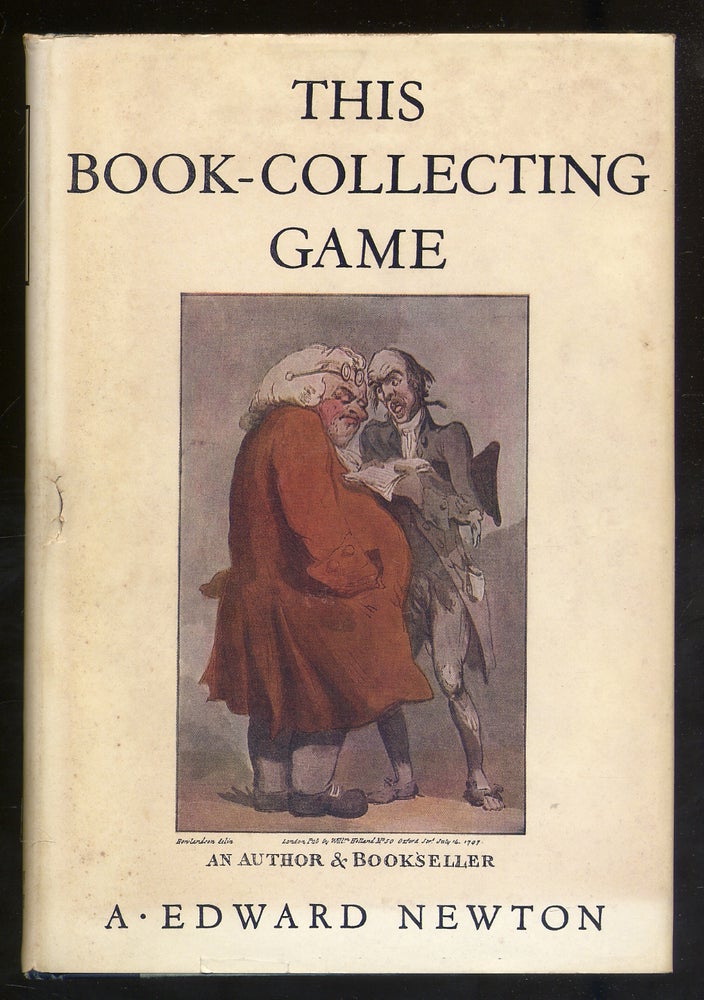 Item #339715 This Book-Collecting Game. A. Edward NEWTON.