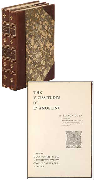 Item #340097 The Vicissitudes of Evangeline. Elinor GLYN.