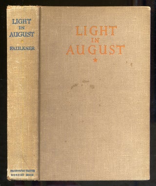 Item #340226 Light In August. William FAULKNER