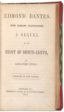 Bentley's Miscellany (March, April, May, 1839) [Bound with] Edmond Dantes and Ellen Wareham