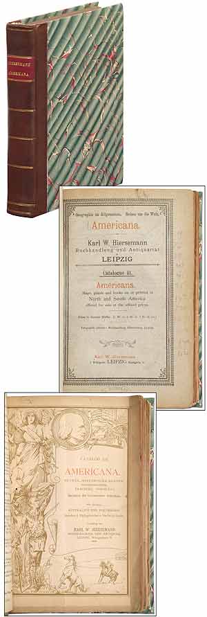 Item #340569 [Fourteen Catalogues]: Americana (1890-1897). Karl W. HIERSEMANN.
