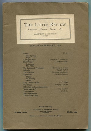 Item #340640 The Little Review – Vol. 2, No. 10, January-February 1916. Margaret ANDERSON, H....