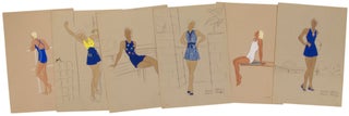 Seventy Original Fashion Drawings