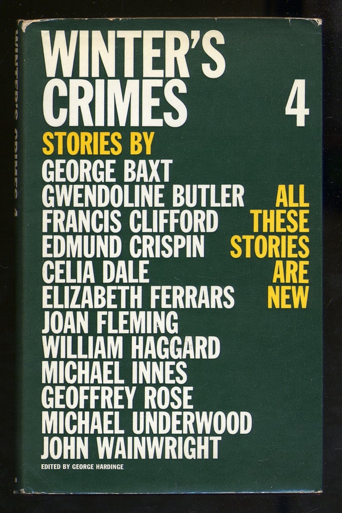 Item #341644 Winter's Crimes 4. George HARDINGE.