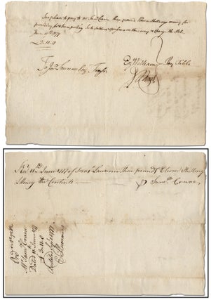 Item #341692 Revolutionary War Expense Document. Samuel CRANE