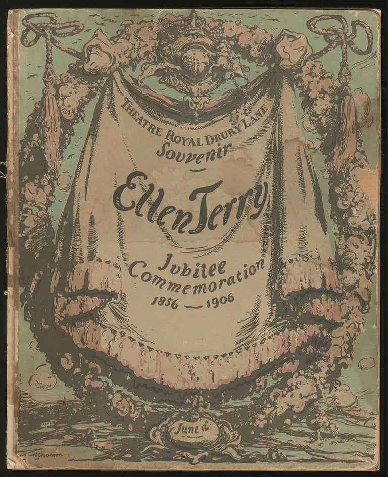 Item #341868 Souvenir Programme Given by the Theatrical & Musical Professions as A Tribute to Miss Ellen Terry on the Occasion of Her Jubilee