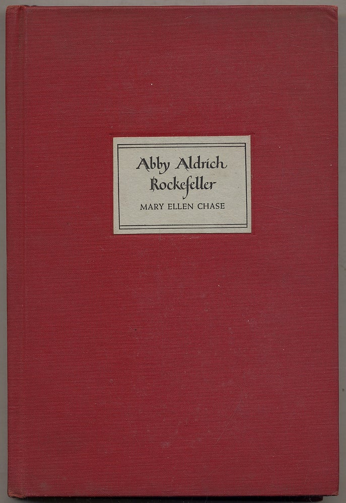 Item #342081 Abby Aldrich Rockefeller. Mary Ellen CHASE.