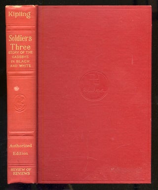 Item #342124 Soldiers Three: Story of the Gadsbys in Black and White. Rudyard KIPLING