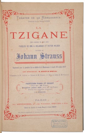 La Tzigane: Opéra Comique en Trois Actes