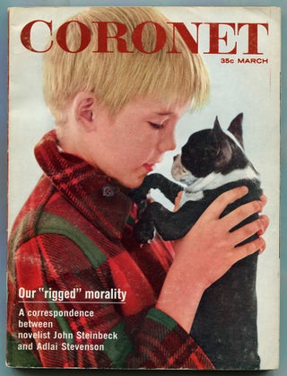 Item #342785 Coronet – March 1960. John STEINBECK, Adlai Stevenson