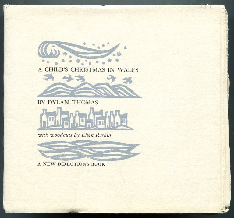 Item #342807 A Child's Christmas in Wales. Dylan THOMAS.