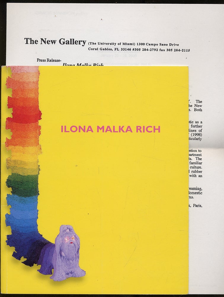 Item #342929 (Exhibition catalog): Ilona Malka Rich