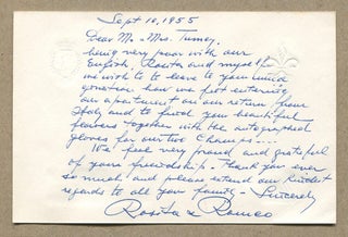 Autograph Letter Signed