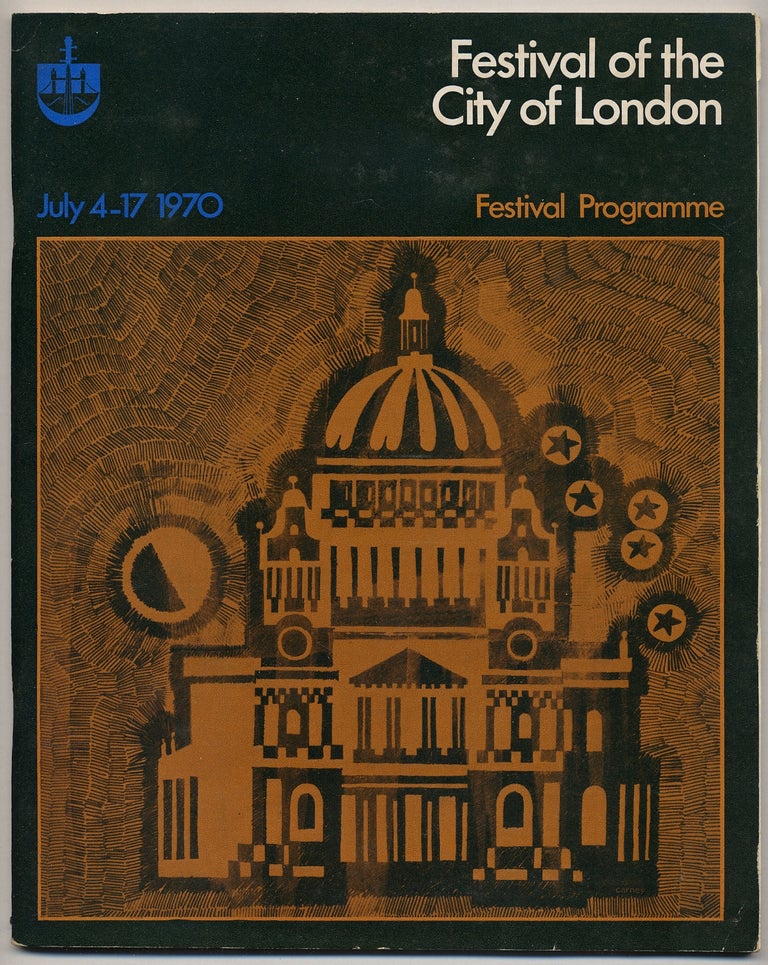 Item #343328 Festival of the City of London 1970. July 4-17, 1970. Festival Programme. Edward LUCIE-SMITH.