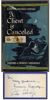 Item #343717 A Client is Canceled. Richard and Frances LOCKRIDGE