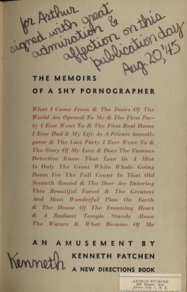 The Memoirs of a Shy Pornographer