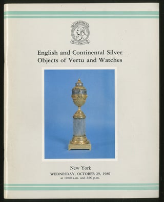 Item #344389 English and Continental Silver Objects of Vertu and Watches