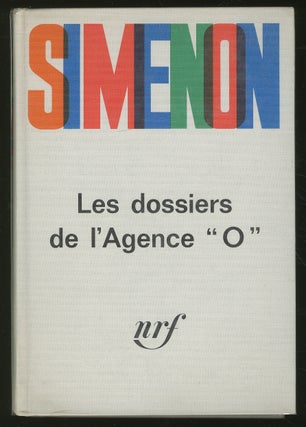 Item #344664 Les dossiers de l'Agence "O" Georges SIMENON