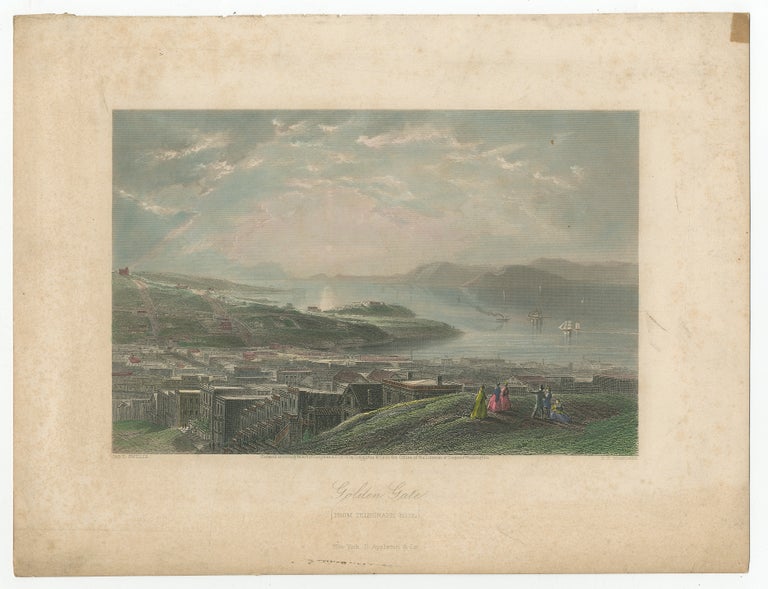 Item #344675 [Print]: Golden Gate from Telegraph Hill. Edward Paxman BRANDARD, James David Smillie.