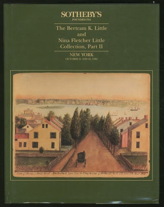 Item #345043 Important Americana: The Bertram K. Little and Nina Fletcher Little Collection, Part II