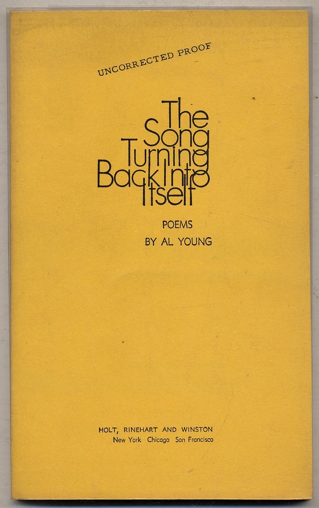 Item #345282 The Song Turning Back Into Itself. Al YOUNG.