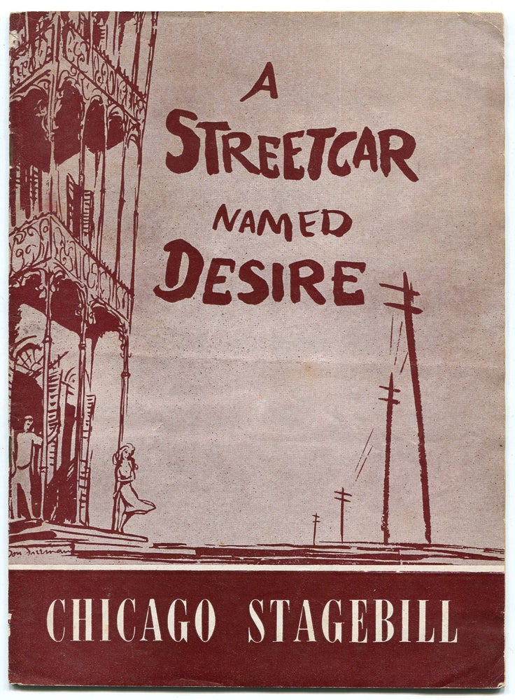 Item #346167 [Playbill]: A Streetcar Named Desire. Uta HAGEN, Anthony Quinn.