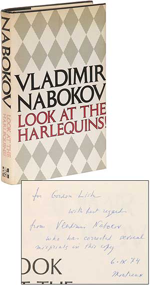 Item #346457 Look at the Harlequins! Vladimir NABOKOV.