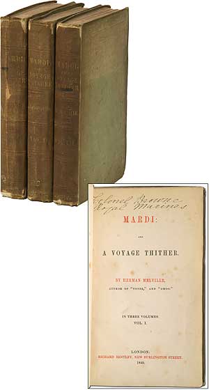 Item #346522 Mardi: and A Voyage Thither. Herman MELVILLE.