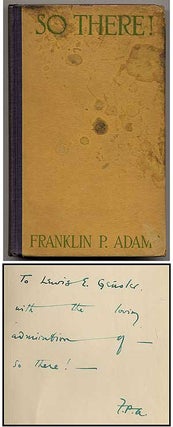 Item #346736 So There! Franklin P. ADAMS