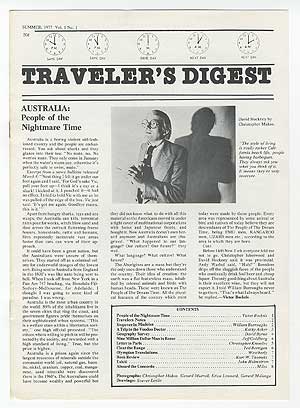 Item #347015 Traveler's Digest – Summer 1977, Volume 1, Number 1. William BURROUGHS, Miles,...