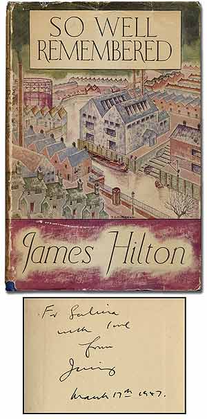 Item #347928 So Well Remembered. James HILTON.