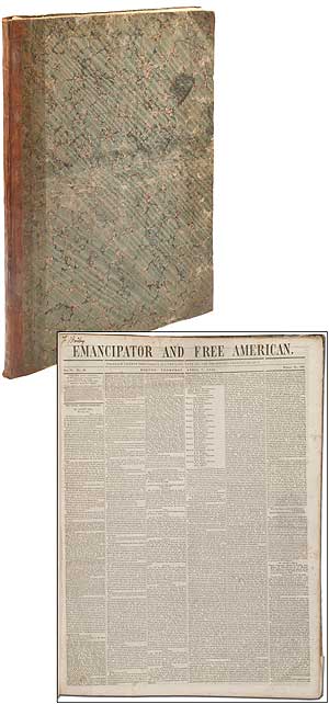Item #348033 Emancipator and Free American (Also includes: National Anti-Slavery Standard, The Liberator, Herald of Freedom, and Christian Investigator). Joshua LEAVITT.