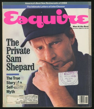 Item #348735 Esquire: November 1988, Volume 110, No. 5. John CHEEVER
