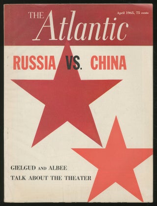 Item #348759 The Atlantic: April 1965, Vol. 215, No. 4. Edward ALBEE, and more, John Gielgud