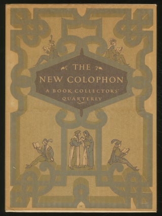 Item #348974 The New Colophon: Volume II, Part Seven: A Book Collectors' Quarterly