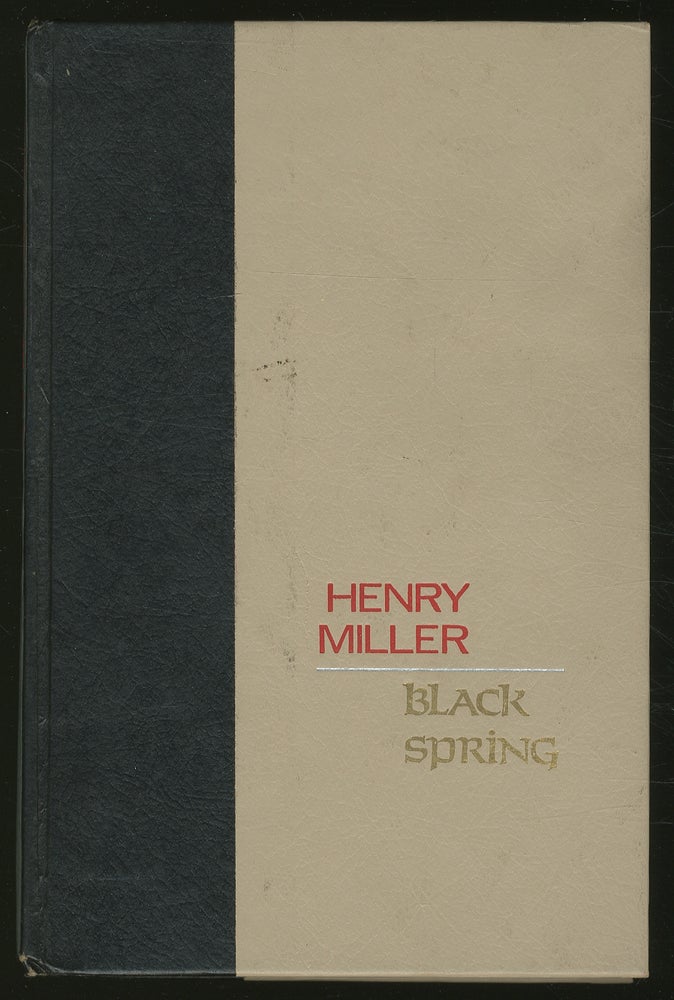 Item #349456 Black Spring. Henry MILLER.