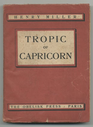 Item #349519 Tropic of Capricorn. Henry MILLER
