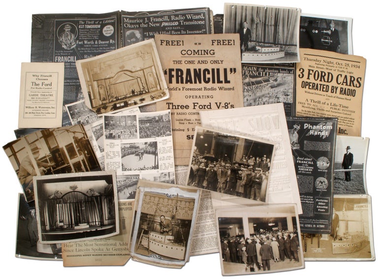 Item #349803 Collection of America's Radio Wizard. Maurice J. FRANCILL, Francis COWGILL.