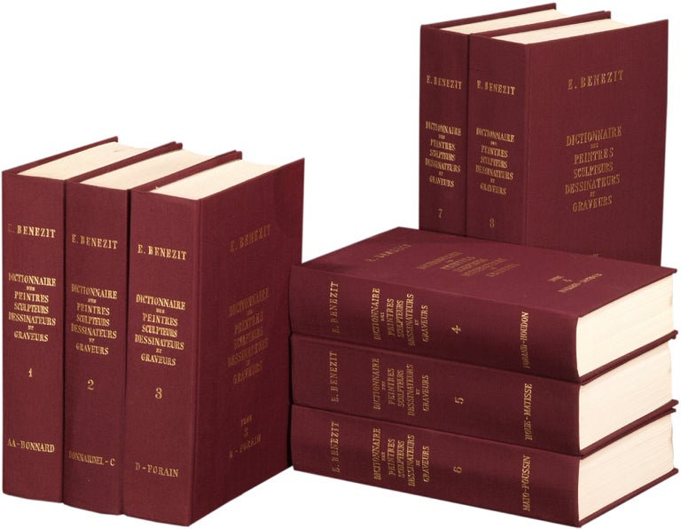 Item #350827 Dictionnaire des Peintres, Sculpteurs, Dessinateurs et Graveurs: 8 Tomes (Eight Volumes). E. BENEZIT.