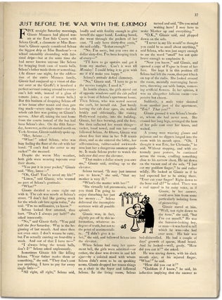 "Just Before the War with the Eskimos" [story in] The New Yorker, June 5, 1948