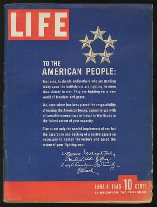 Item #350884 Life – July 4, 1945. Milton CANIF, Humphrey Bogart, Richard Wright