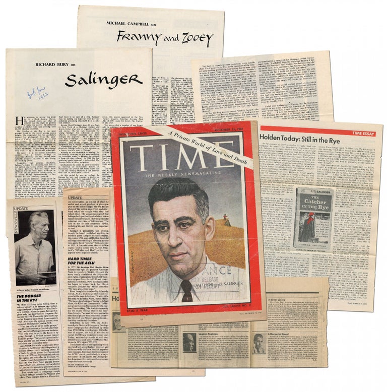 Item #351043 [Offprint]: Time – September 15, 1961. J. D. SALINGER.
