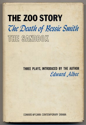 Item #351283 The Zoo Story, The Death of Bessie Smith The Sandbox. Edward ALBEE